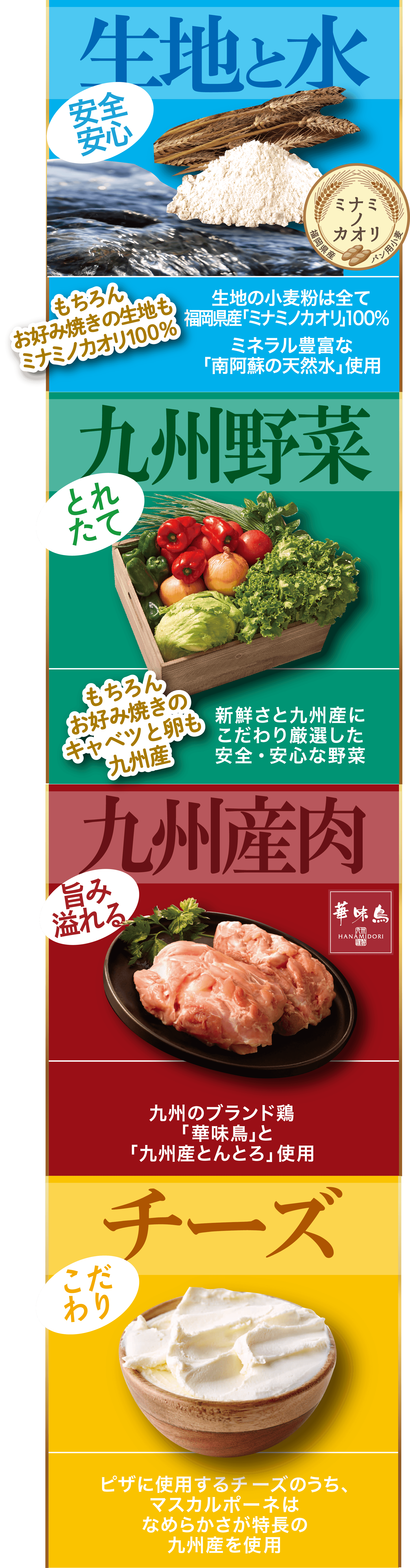 こだわり地元素材