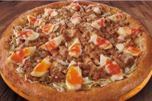 【NEW】【月見ピザフェア】とろ~りチーズのてりたまバーグの写真
