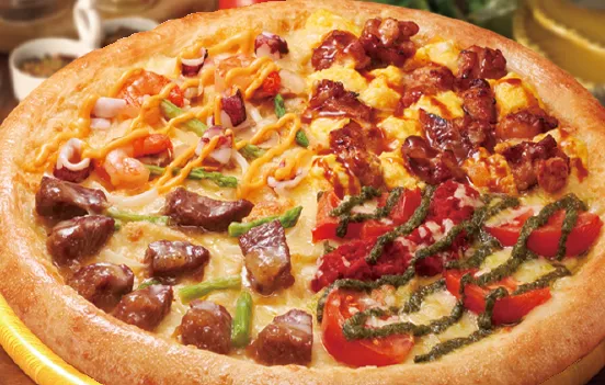 【月見ピザフェア】バラエティスターフォーの写真